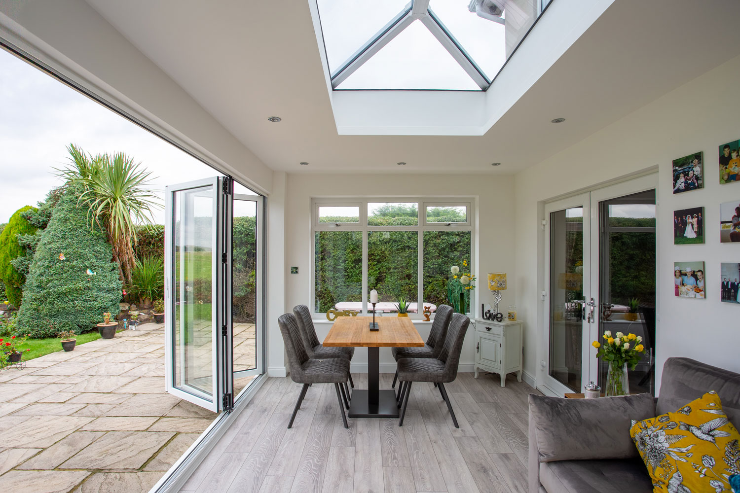 Roof lantern and bi fold doors 1